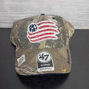 New England Revolution Realtree Frost‎ Adjustable Hat Cap